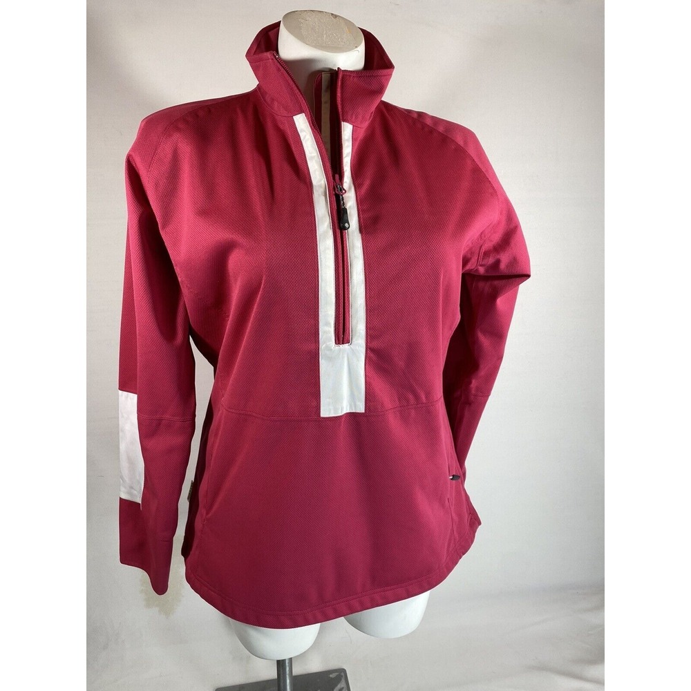 Sunice Half‎ Zip Pullover Womens Large Pink Golfcore Athletic Outdoor Layer